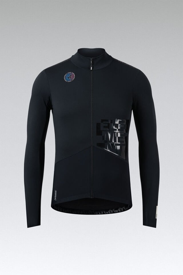 GOBIK ELEMENT INK BLACK - UZUN KOLLU BİSİKLET CEKETİ