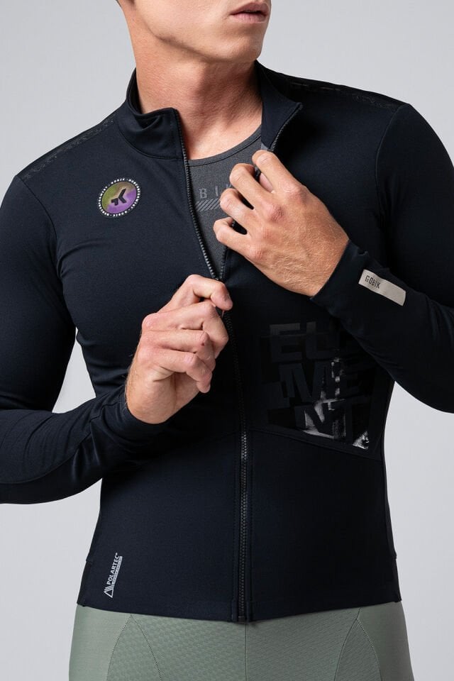 GOBIK ELEMENT INK BLACK - UZUN KOLLU BİSİKLET CEKETİ