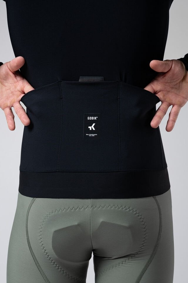 GOBIK ELEMENT INK BLACK - UZUN KOLLU BİSİKLET CEKETİ