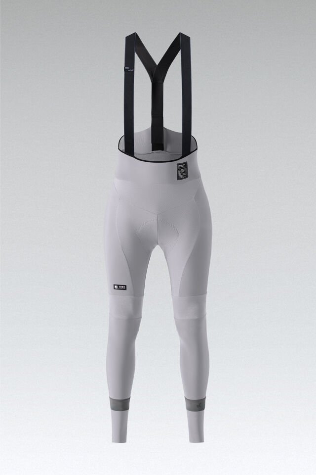 GOBİK ABSOLUTE  G10 KADIN BIB TAYT TAPIOCA - TERMAL KIŞ BİSİKLET TAYTI S - GRİ