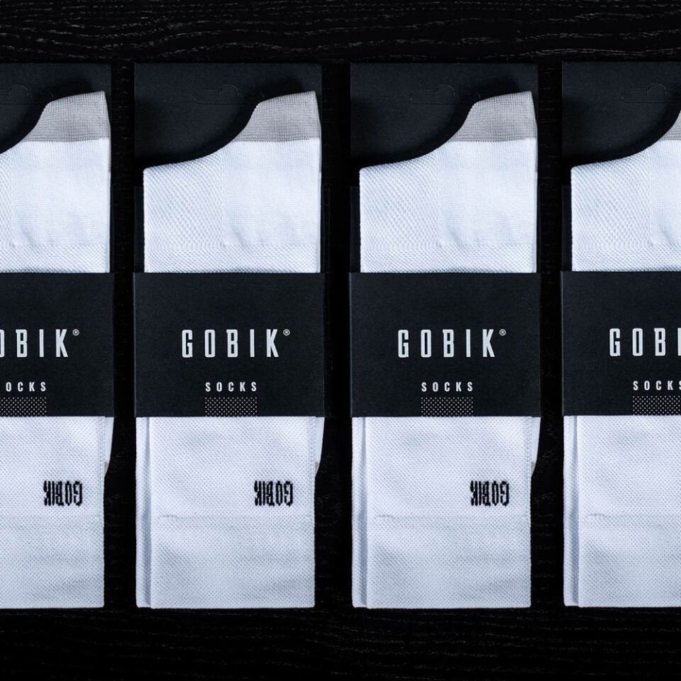 GOBIK IRO 2.0 BEYAZ LOGO ÇORAP