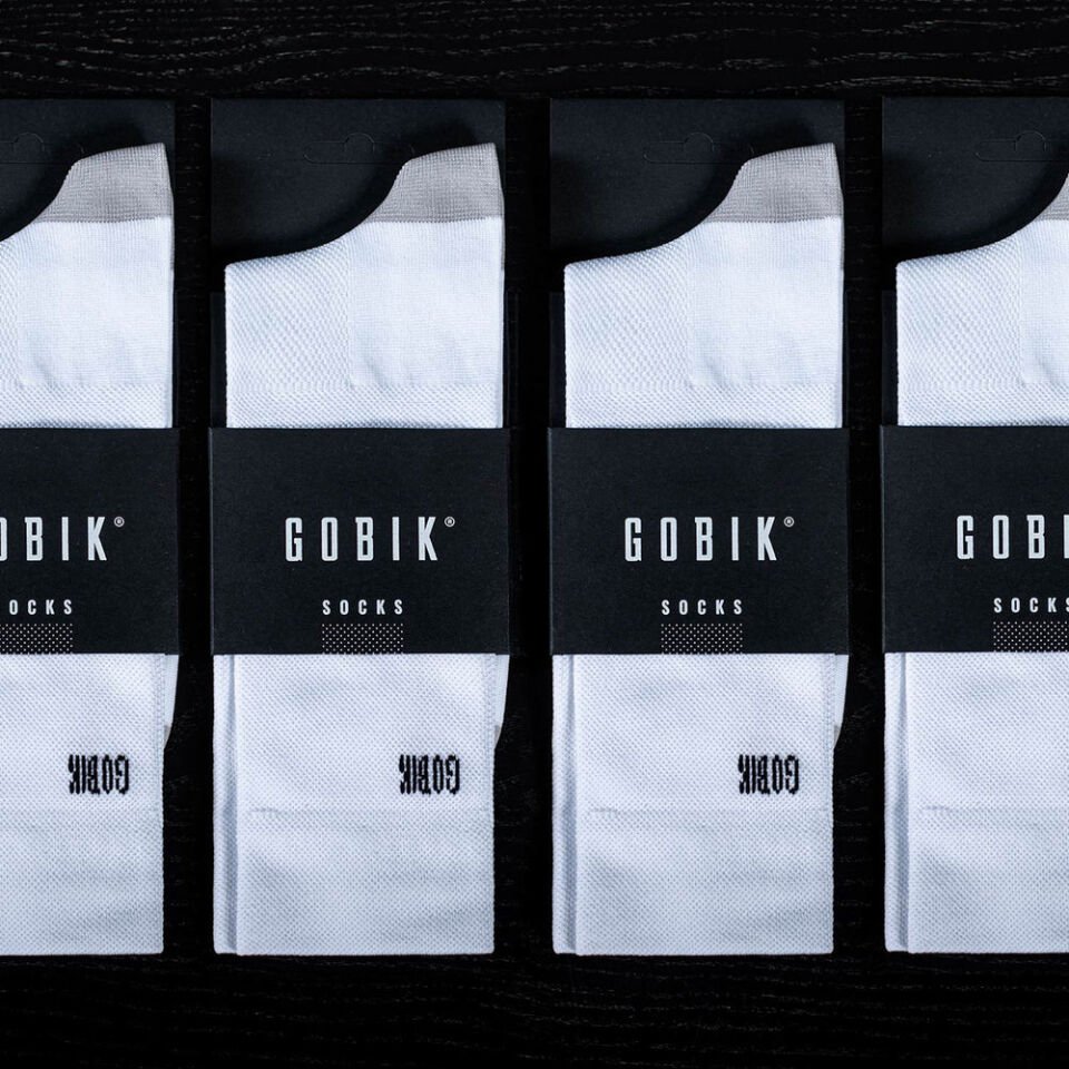 GOBIK IRO 2.0 BEYAZ LOGO ÇORAP S / M - BEYAZ
