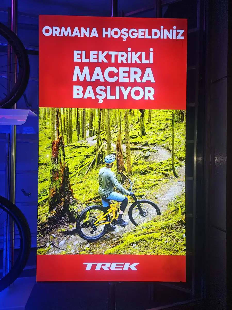 Trek Bisiklet Bahçeköy elektrikli bisiklet panosu